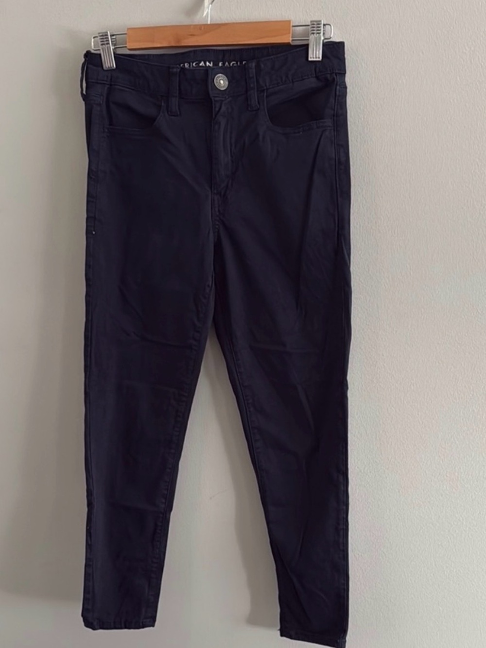 American Eagle Outfitters Navy Blue Skinny Hi-Rise Jegging